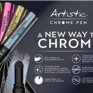 Artistic Chrome Pen – Crimson Chameleon