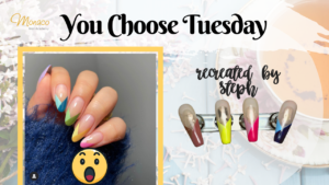 You Choose Tuesday – Colour Blocked Angular French